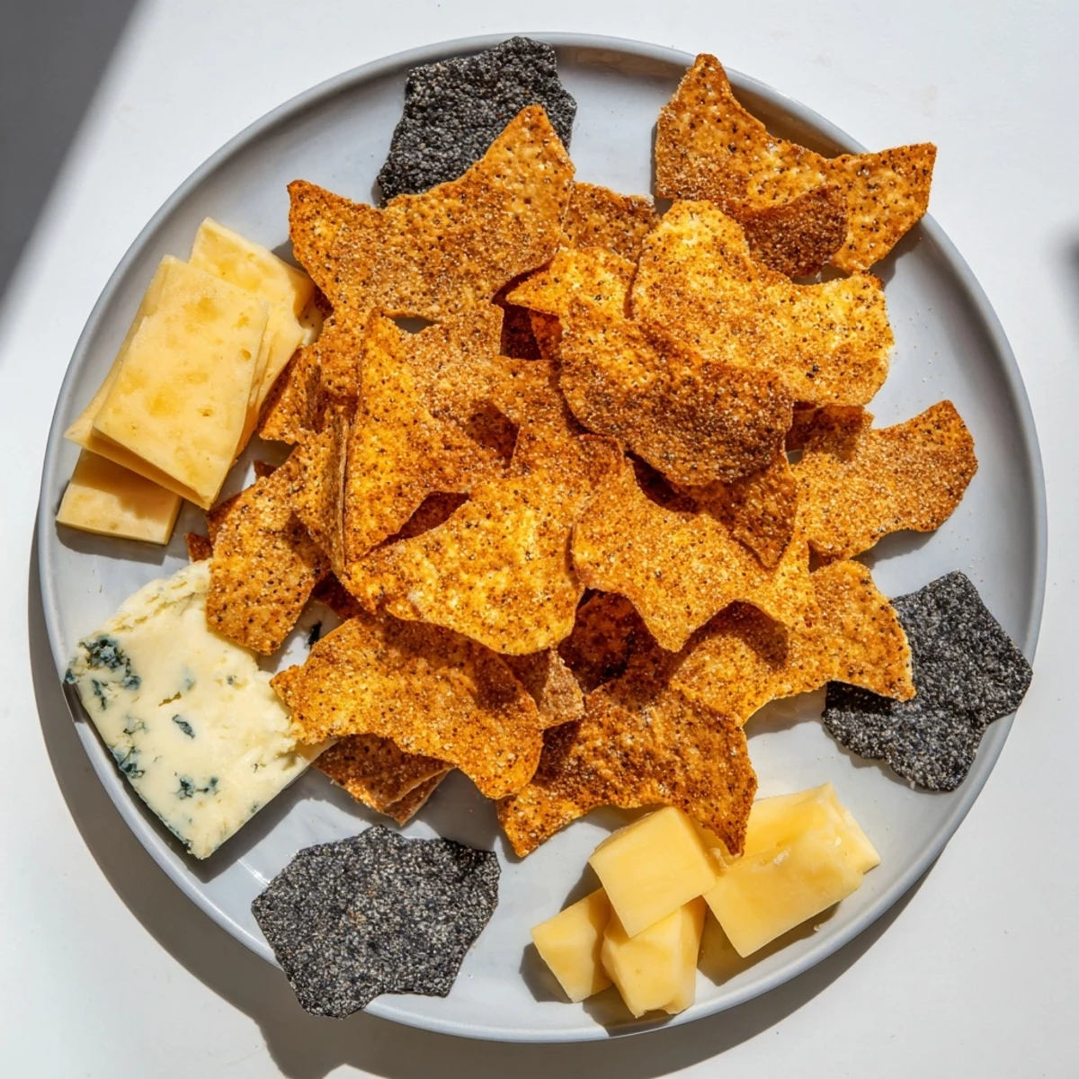 This festive Spooky Night Bat Halloween Board offers a delicious, diverse array of appetizers for a party.