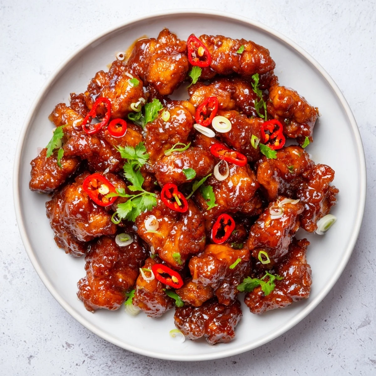 Golden caramelized Vietnamese Caramel Chicken, glistening with a savory glaze, ready for serving.