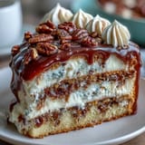 Feierlicher, fluffiger Vanille-blechkuchen mit cremiger Buttercreme und festlichen Dekorationen, perfekt für Abschlussfeiern.