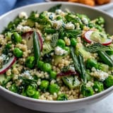 Spring Erbsen Mint Couscous