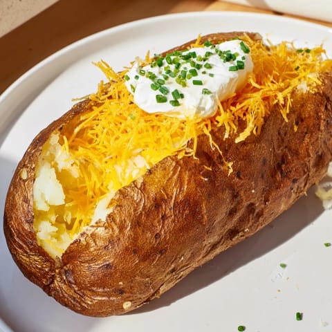 Perfekt gebackene Kartoffeln knusprig