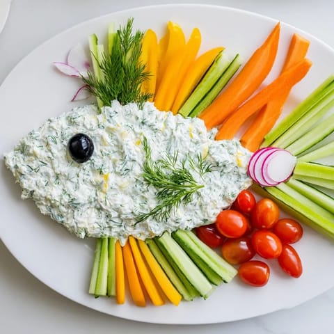 Ocean Blue Fish Dip Tray