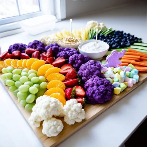 Magical Unicorn Rainbow Snack