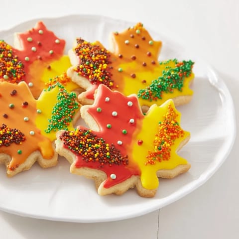 Ahornblatt Keks Dekorieren Set