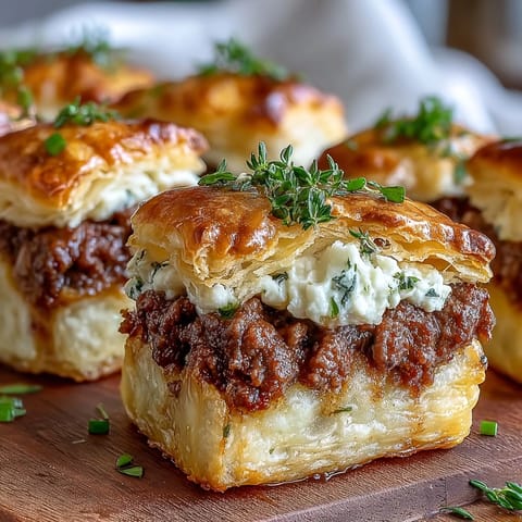 Mini Rindfleisch Tourtières