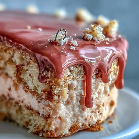 Zarte Brautparty Rosé Samt Torte mit glänzer Goldtropfen verziert.
