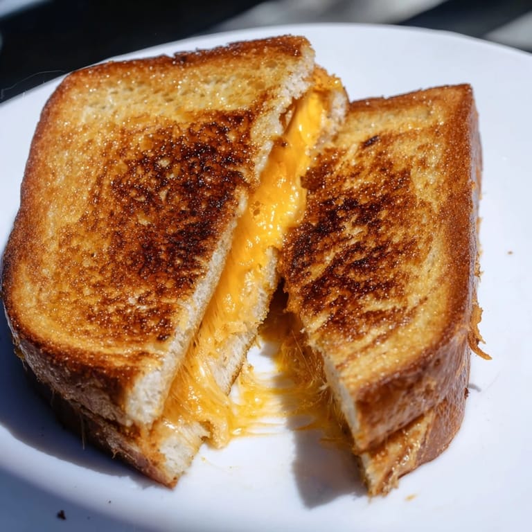 Deliciously creamy mayo grilled cheese, served hot, showcasing the perfect, golden-brown crust.