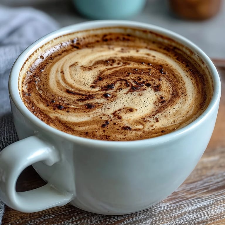 Warme, samtige Hojicha Flat White mit feiner Mikroschaumkrone und sanfter Süße.  