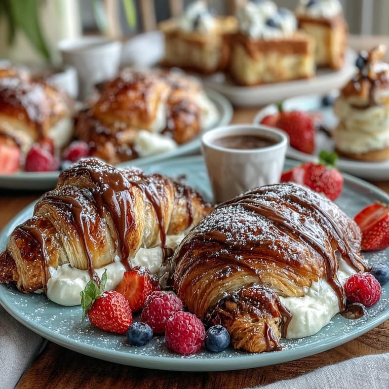 2. Farbenfroher Mothers Day Brunch: Gebäck, frisches Obst und Mimosas auf einer eleganten Platte für ein perfektes Festtagsfrühstück.